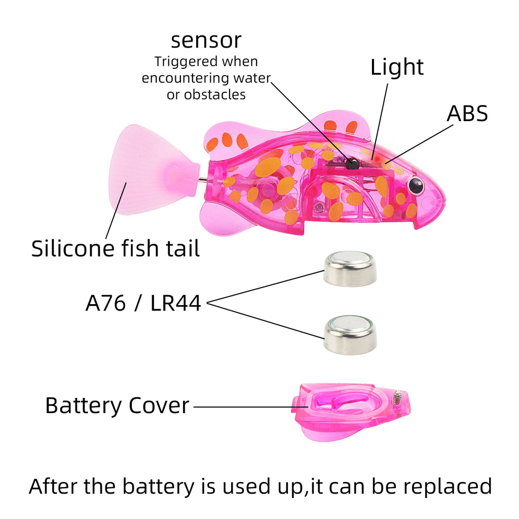 Pet Toys Teasing Cat Electronic Swimming Fish Cat Fun Pet Toys Lighting Simulation Electronic Sensing Fish