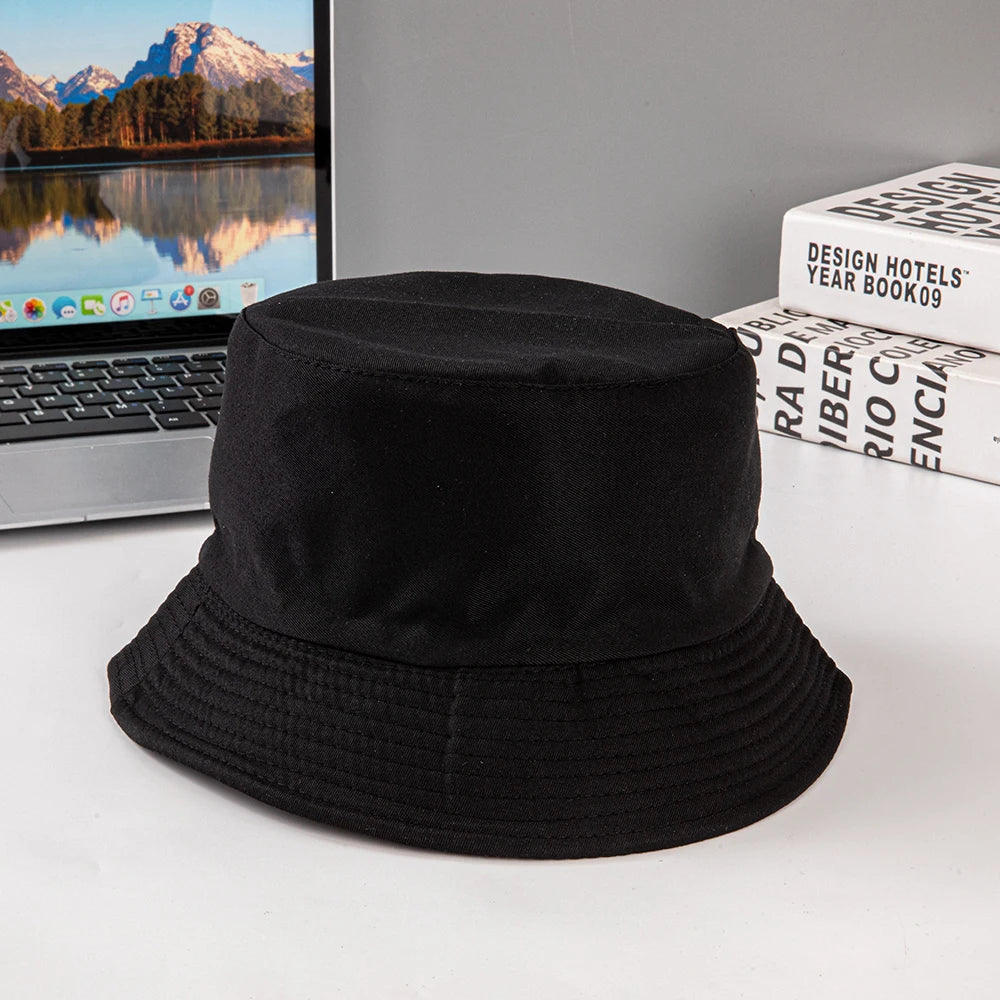 New trendy fisherman hats and sun hats for both men and women, sporty and casual couple hats, large brims for all four seasons i