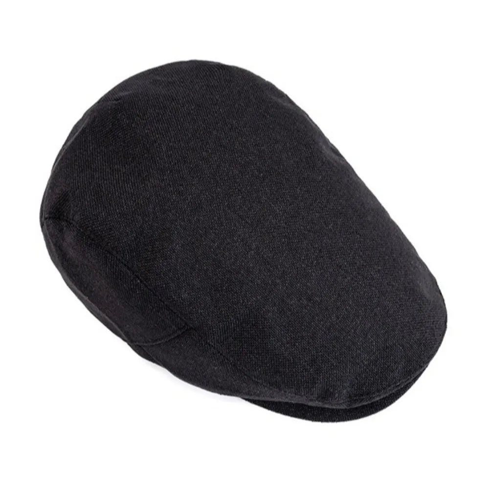 Curved Brimmed Hat Breathable Peaked Cap Plain Design Casual Duckbill Hats Short Brim Comfortable Flat Hats Daily Use