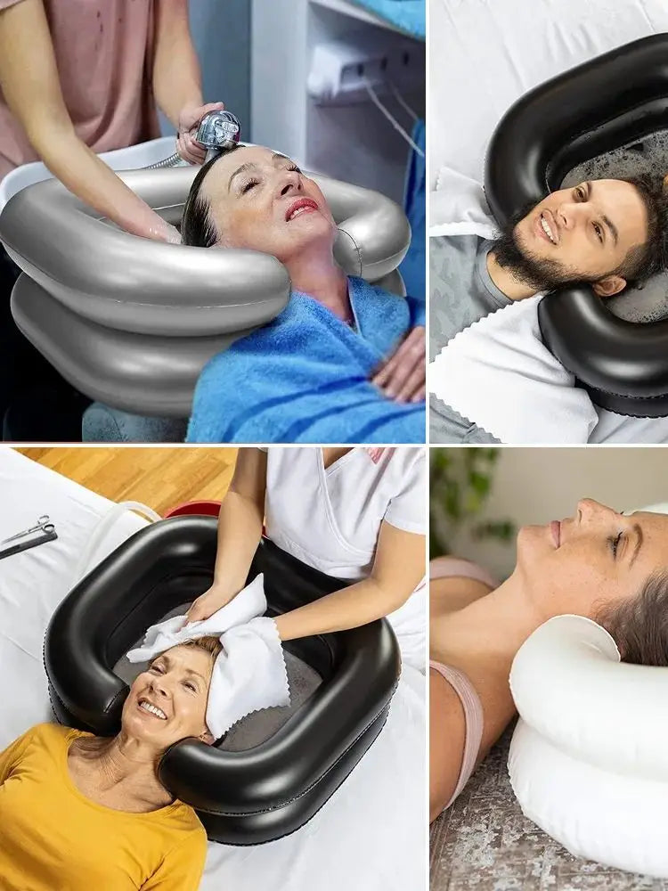 Home Care,Camping, Emergency Bathroom Bedside Hair Basin Sitting or Lying Washing For Pregnant Women Mothers the Elderly Patient