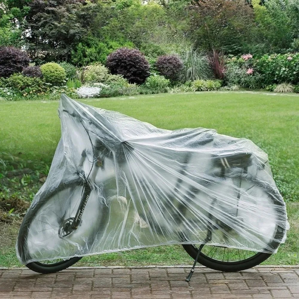 Bicycle Cover Disposable Waterproof Dustproof Cover Dust Transparent Motorcycle Covers Bike Protective Gear Bycicle Accessories