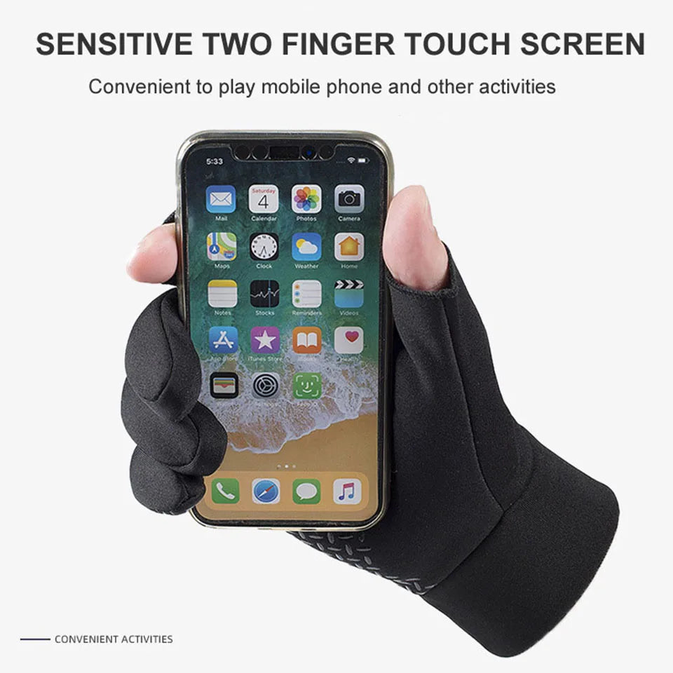 GTUBIKE Winter Men's Women's Warm Gloves Windproof Waterproof Touchscreen Gloves Outdoor Sports Running Fishing Cycling Glove
