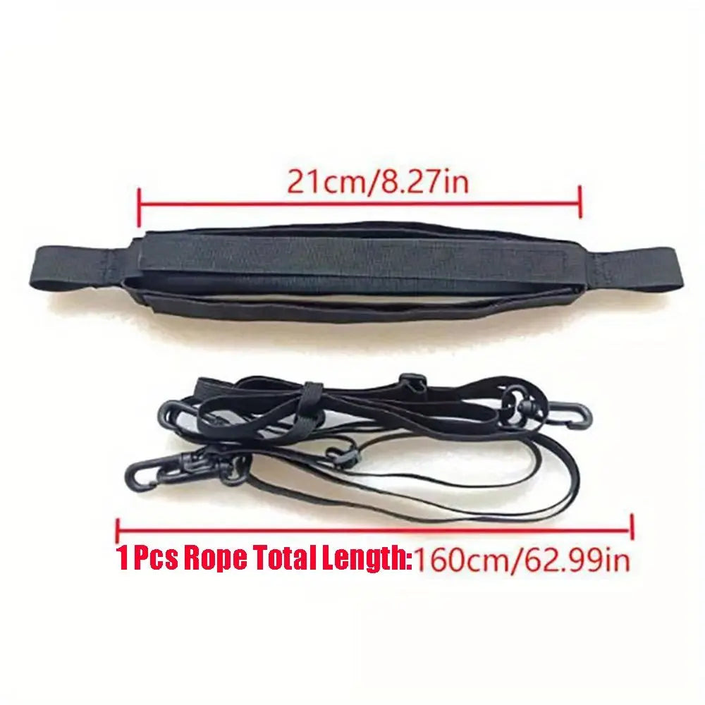 Adjustable Volleyball Spiking Training Aid Wear-resistant Elasticated Volleyball Training Equipment Practical Black