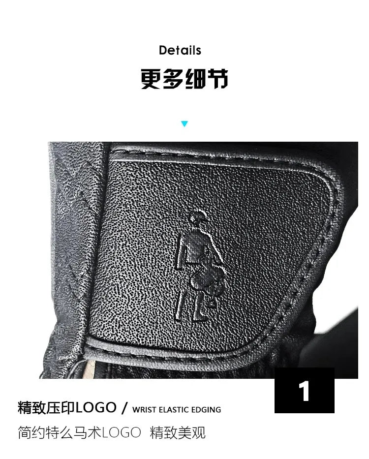 Equestrian Gloves Equestrian Sports Riding Gloves Knight Equipment Equestrian Equipment Knight Gloves Non-Slip Wear-Resistant Cycling Gloves