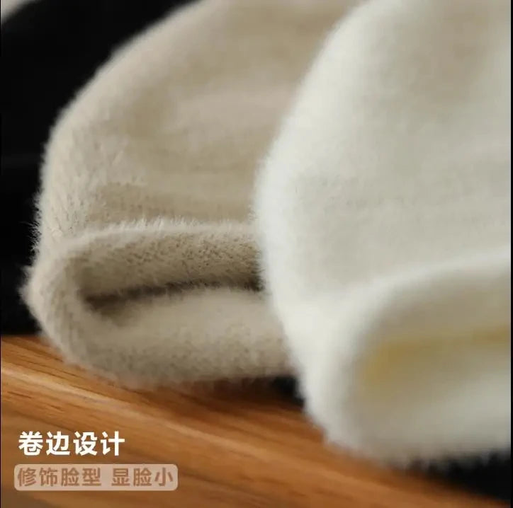 Beanies,Winter Fashion Knitted Hat Stacking Knitted Bonnet Caps Hip-Hop Soft Warm Winter for Women Girls