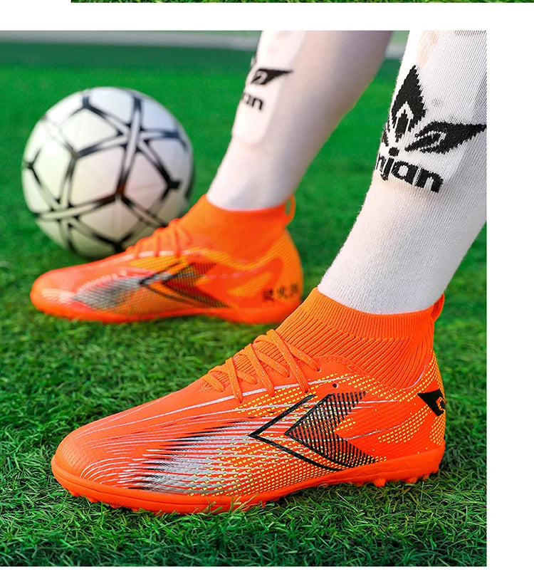 New High-Quality Sports Shoes with Strong Grip, Non-Slip and Wear-Resistant, Special Football Shoes for Youth and Adults for Competition and Training
