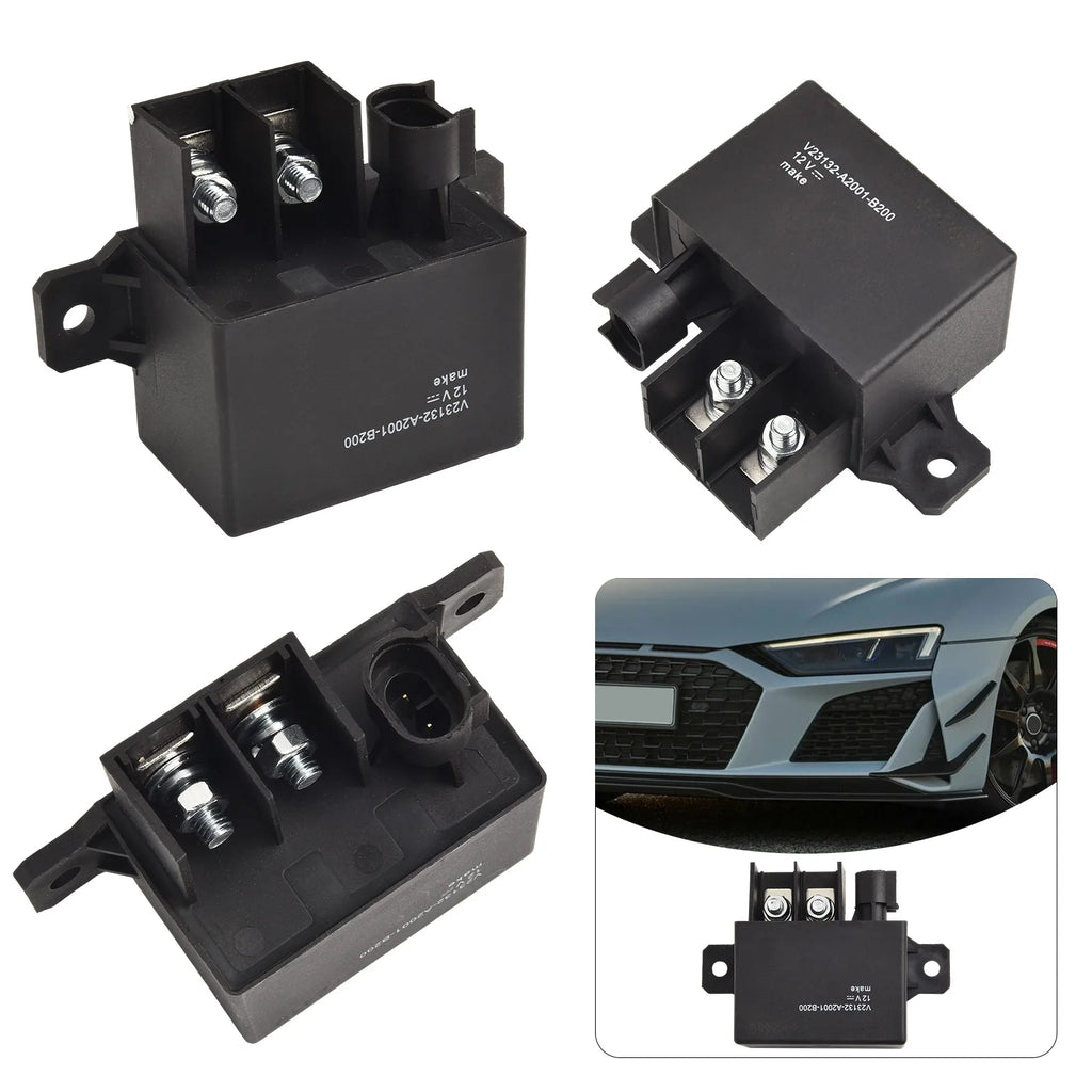 Automotive Circuits 12VDC Power Relay Automotive Relay Reliable Operation Retention Nuts Included For Automotive Systems