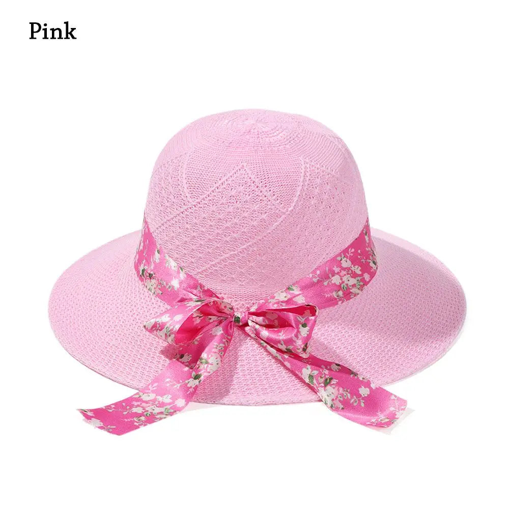 Summer Hats For Women Sun Hat Beach Ladies Fashion Ribbon Fisherman's hat Lady Casual Sun Hats For Women Straw Hat