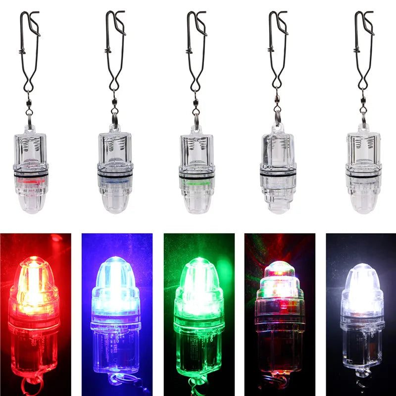 Fishing Light Underwater Deep Drop Lights Waterproof Squid Fishing Lure Light Flashing Blinking flash lamp drop fishing Tackle