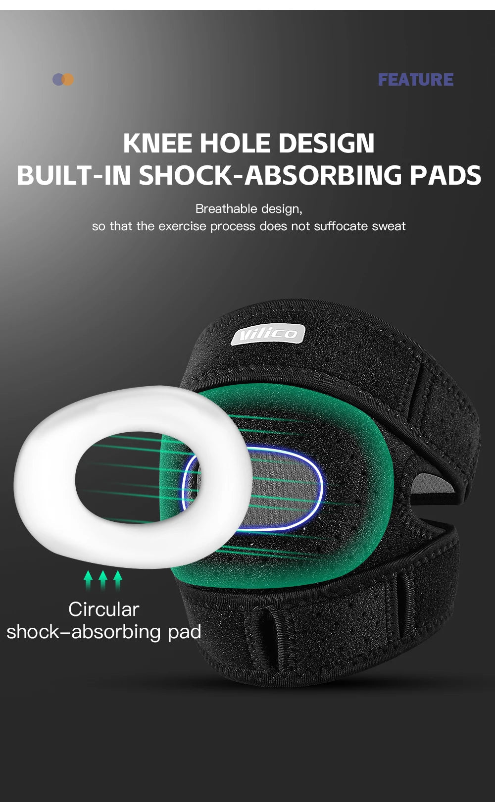 Sports Patella Strap Running Jump Rope Fitness Knee Protection Meniscus Professional Equipment Knee Protectors