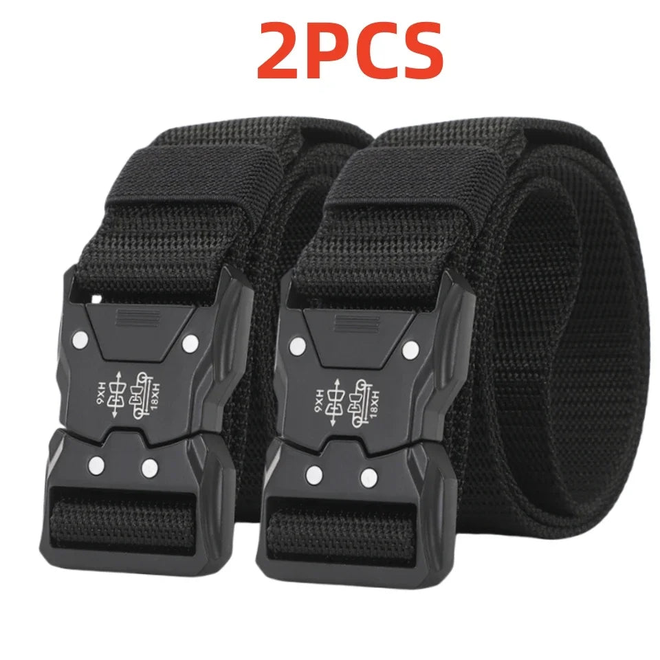Two Men'S Belts, Stylish Denim Belts, Versatile Men'S Belts, Outdoor Sports Belts, Training, Exercise, Trend.