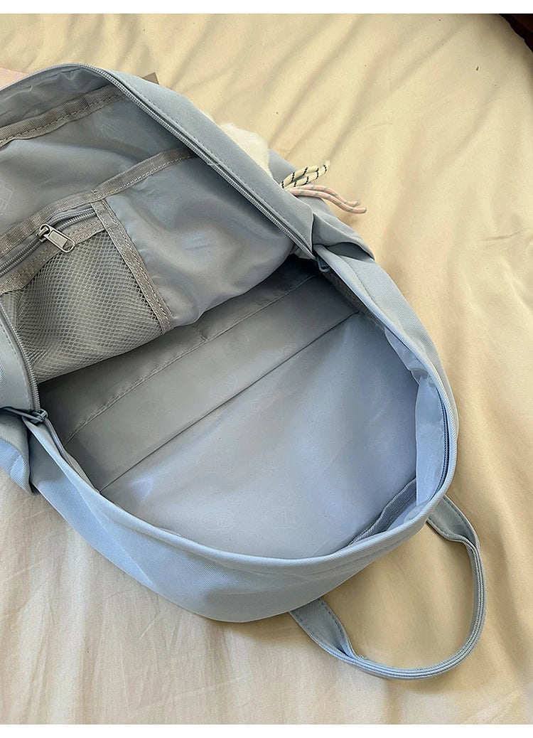 Women's Backpack Daily Travel Female Multi-pocket Casual Woman Man Travel Bag Schoolbag for Teenage Girl Boy Laptop Knapsack