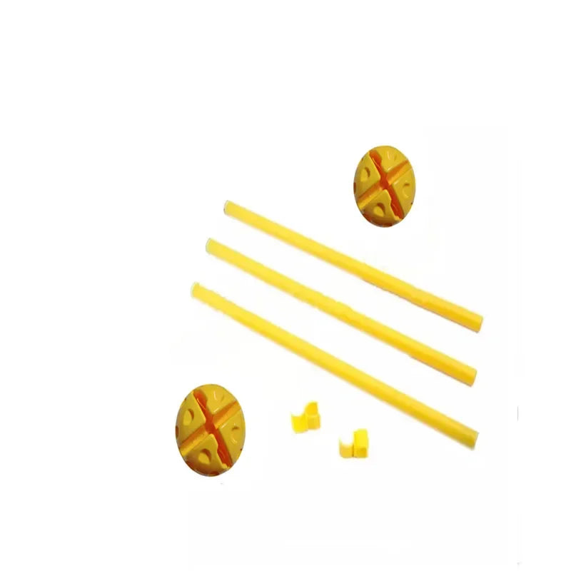 Portable Football Training Marking Pole-Non-slip Three-section Foldable Base Set Essential Soccer Training Equipment Accessory