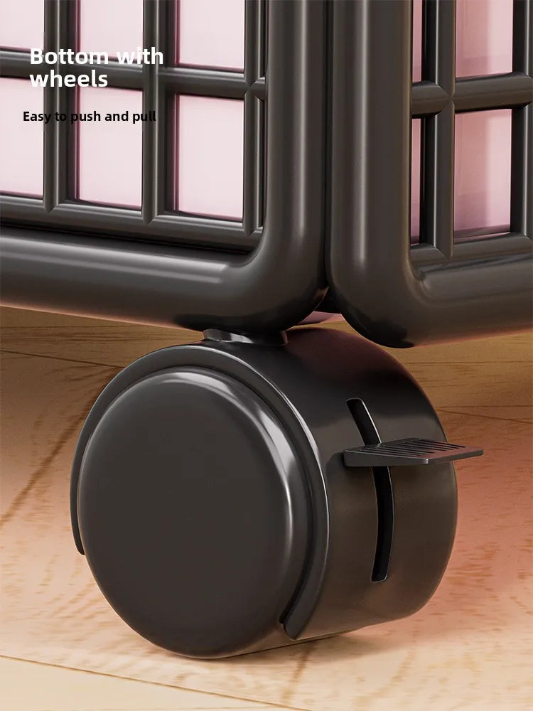 Modern mat Yoga Mat Storage Basket with Wheels Home Sports Equipment Organizer Badminton Storage Fitn Gear elf