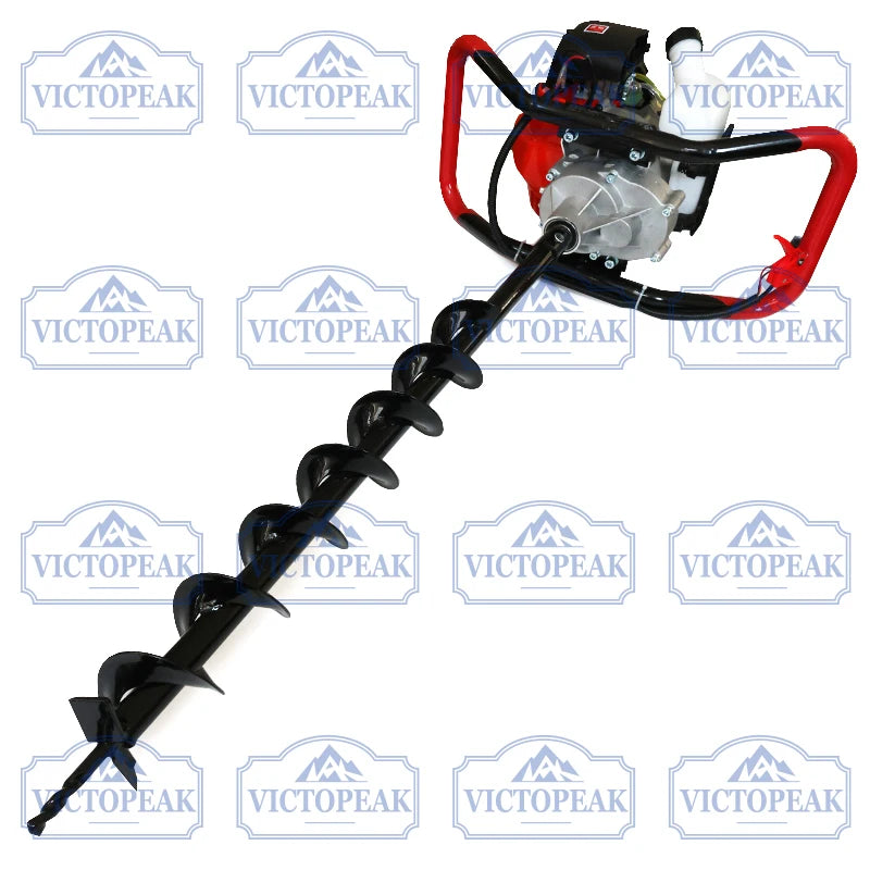 Garden Machinery Accessories 80mm Ground Drill Bit (Without Engine Machine) for Digging Holes and Planting Crops