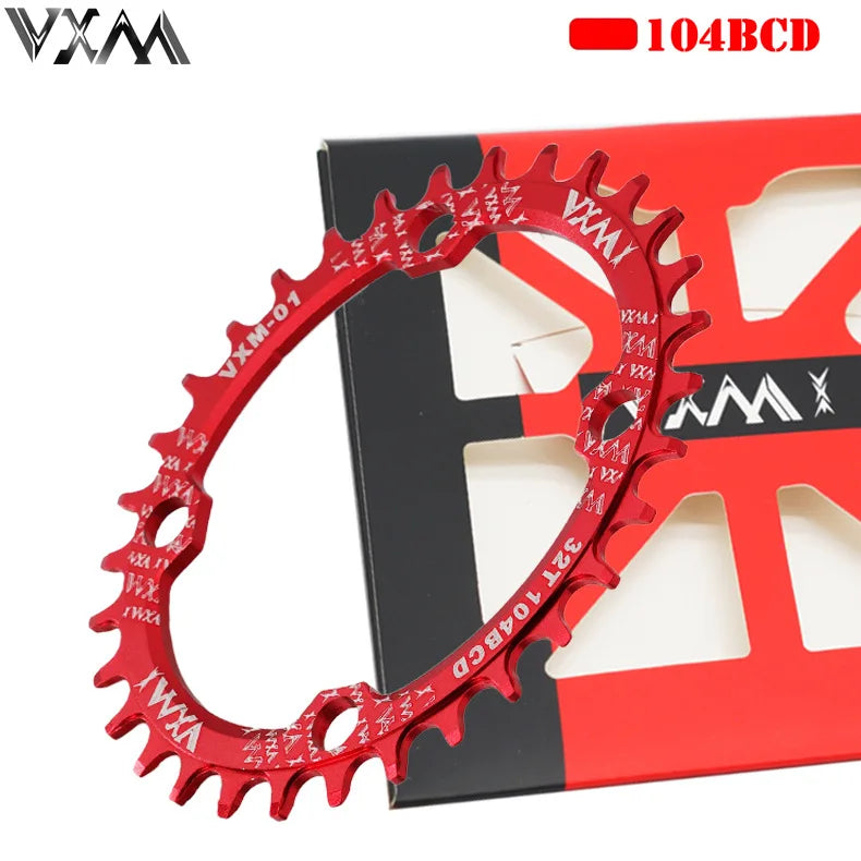 Bike 104BCD Elliptic mountain bike 32T 34T 36T 38T modified plus and minus teeth single tooth disc bycicle accesories Crank