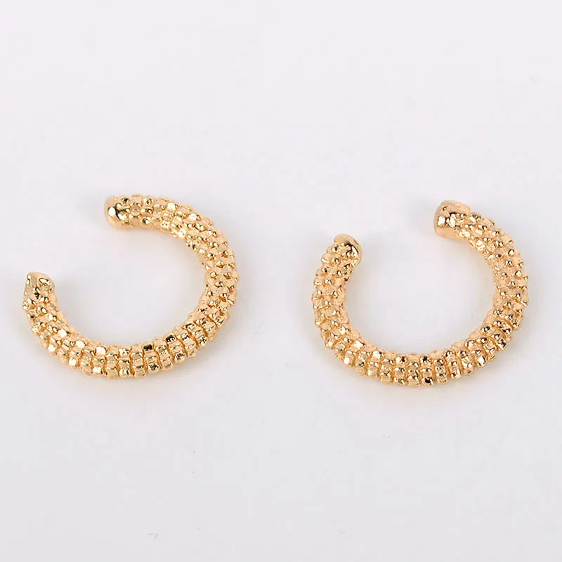 Stackable Earrings Without Ear Hole Star Wrap Clip On Earrings Earcuff for Women Ear Screen Climb Cuffs Fake Piercing One pair
