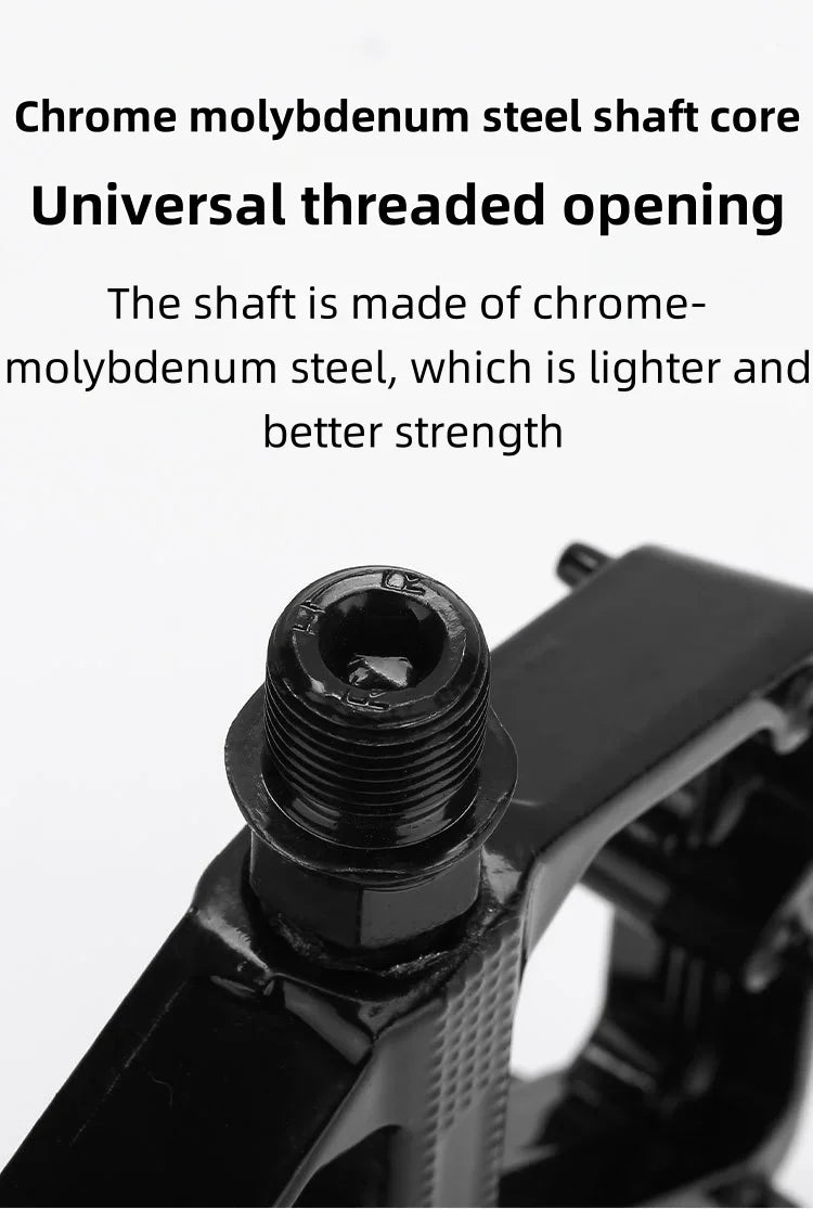 Bicycle pedal - Anti-slip - Double bearing - Lightweight cycling pedal - Suitable for road and mountain bike riding accessories