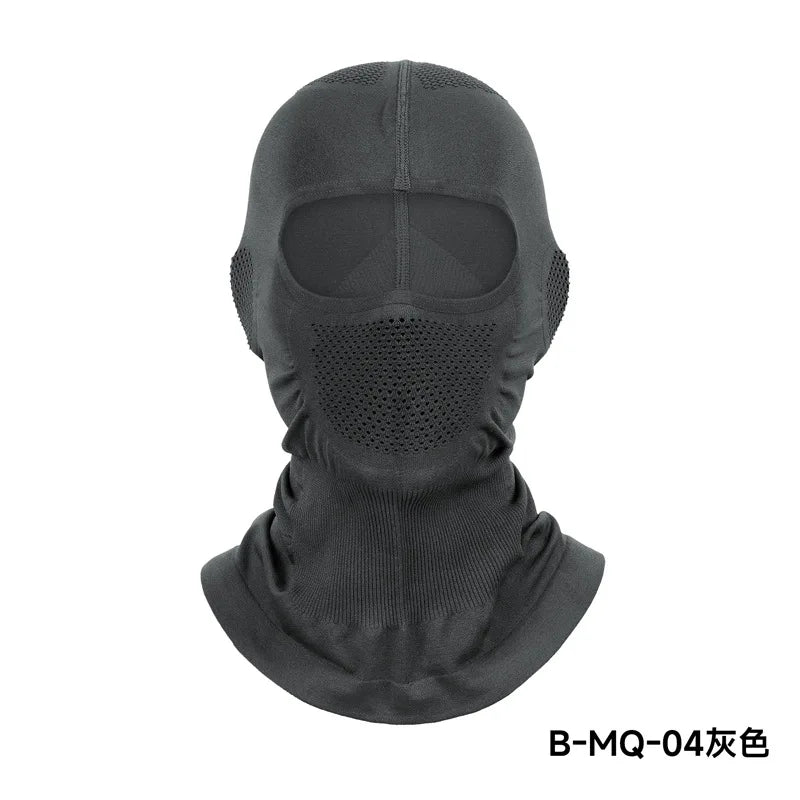 2026 Sports Tactics Quick Drying Breathable Fully Wrapped Elastic Headgear Outdoor Equipment