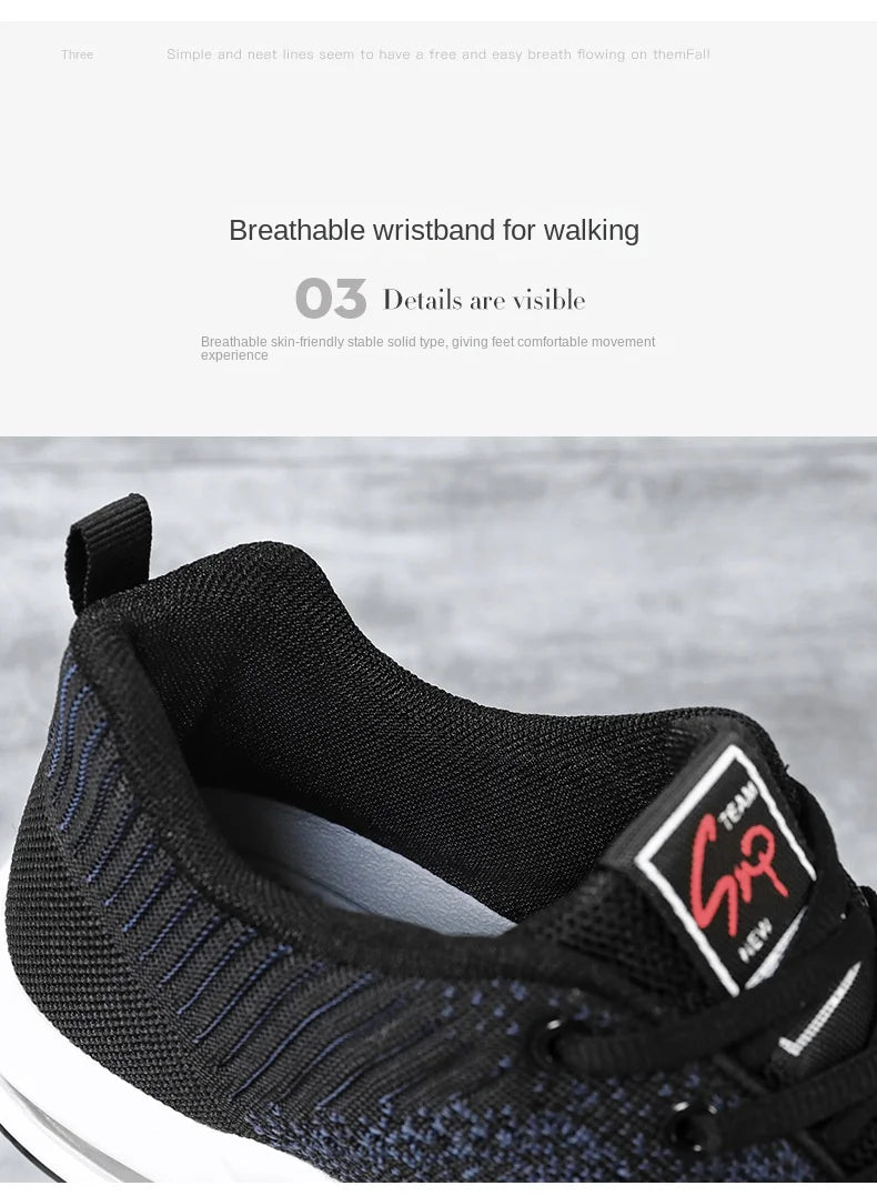 Men'S Summer Sports Shoes  Mesh Breathable Casual Sports Shoes Casual Sneaker Men'S Sports Shoes Free Shipping