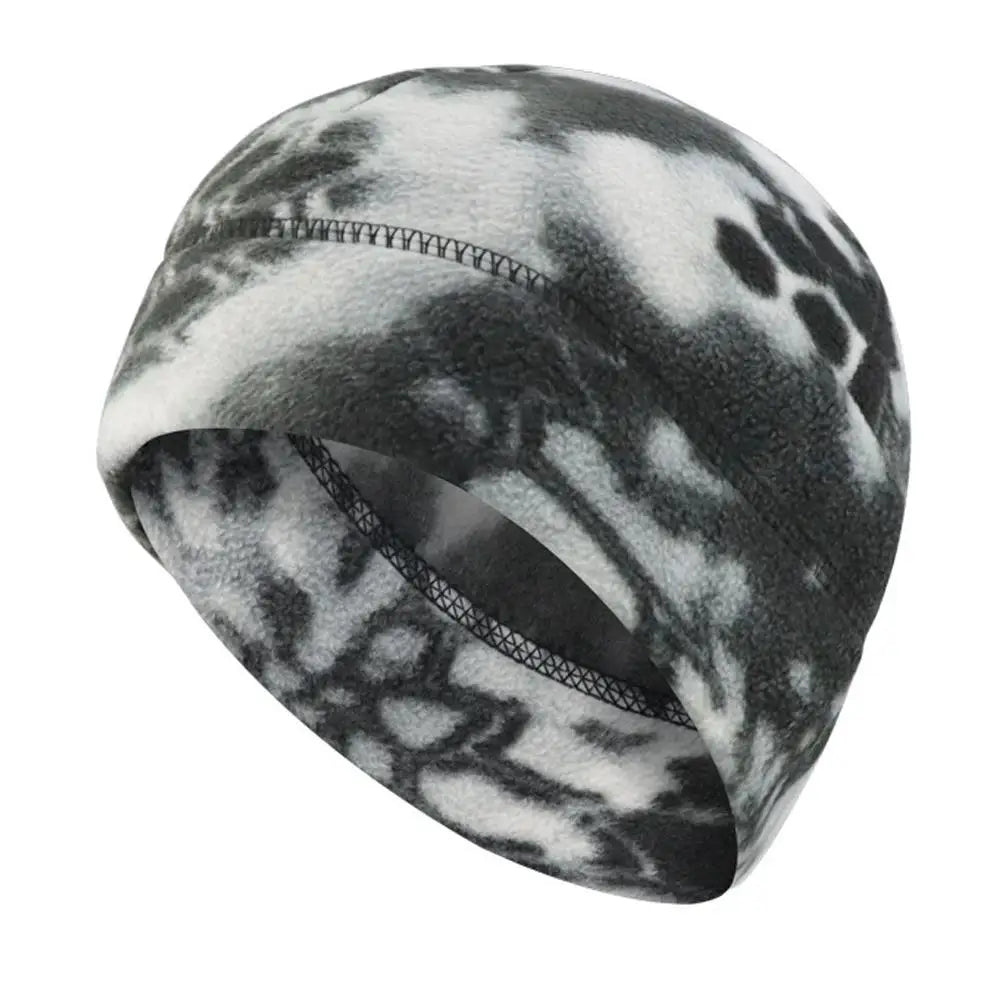 Warm Fleece Camouflage Hats Classic Windproof Outdoor Hiking Accessories Fishing Cycling Hunting Men Caps