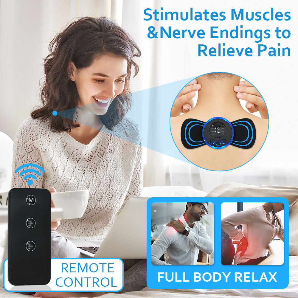 Electric Neck Massager EMS Muscle Massage Stimulator