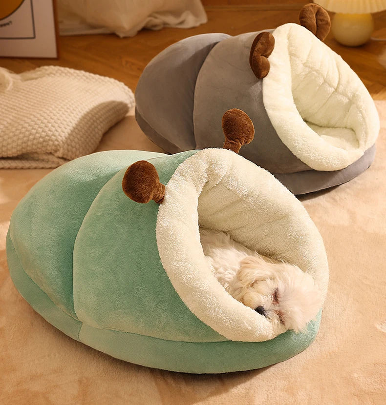 Winter Warm Cat Nest Soft Thicken Cat Bed Comfortable Pet Sleeping Bed for Puppies Cats Cozy Cats Cave Kitten House Pet Supplies