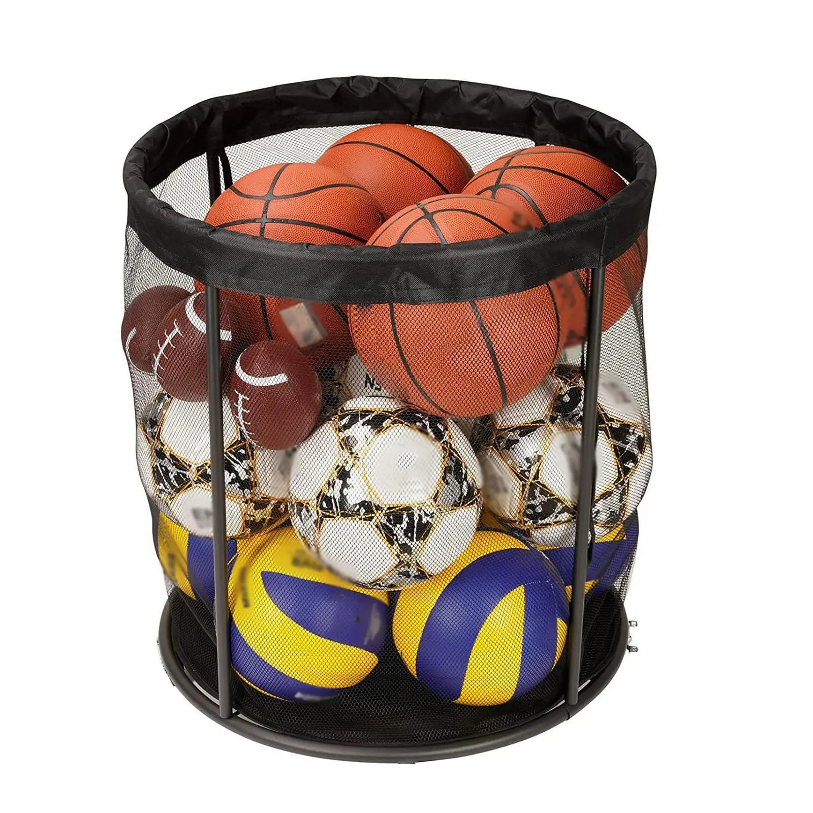 Sports Ball Storage Organizer Laundry Hamper Sports Equipment Organizer