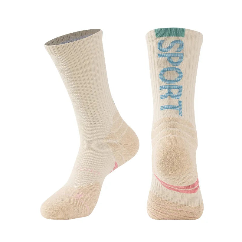Men Sports Sock Women Breathable Compression Crossborder Supply Running Riding Cycling Knee Basketball Biking Hockey Soccer W101