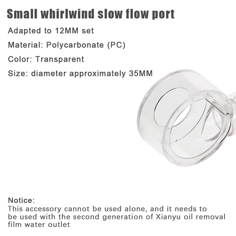 Aquarium Decoration Kit; Lily Outlet and Skimmer; Fishbowl Filter Accessories; Akvarium Fish Tank Essentials