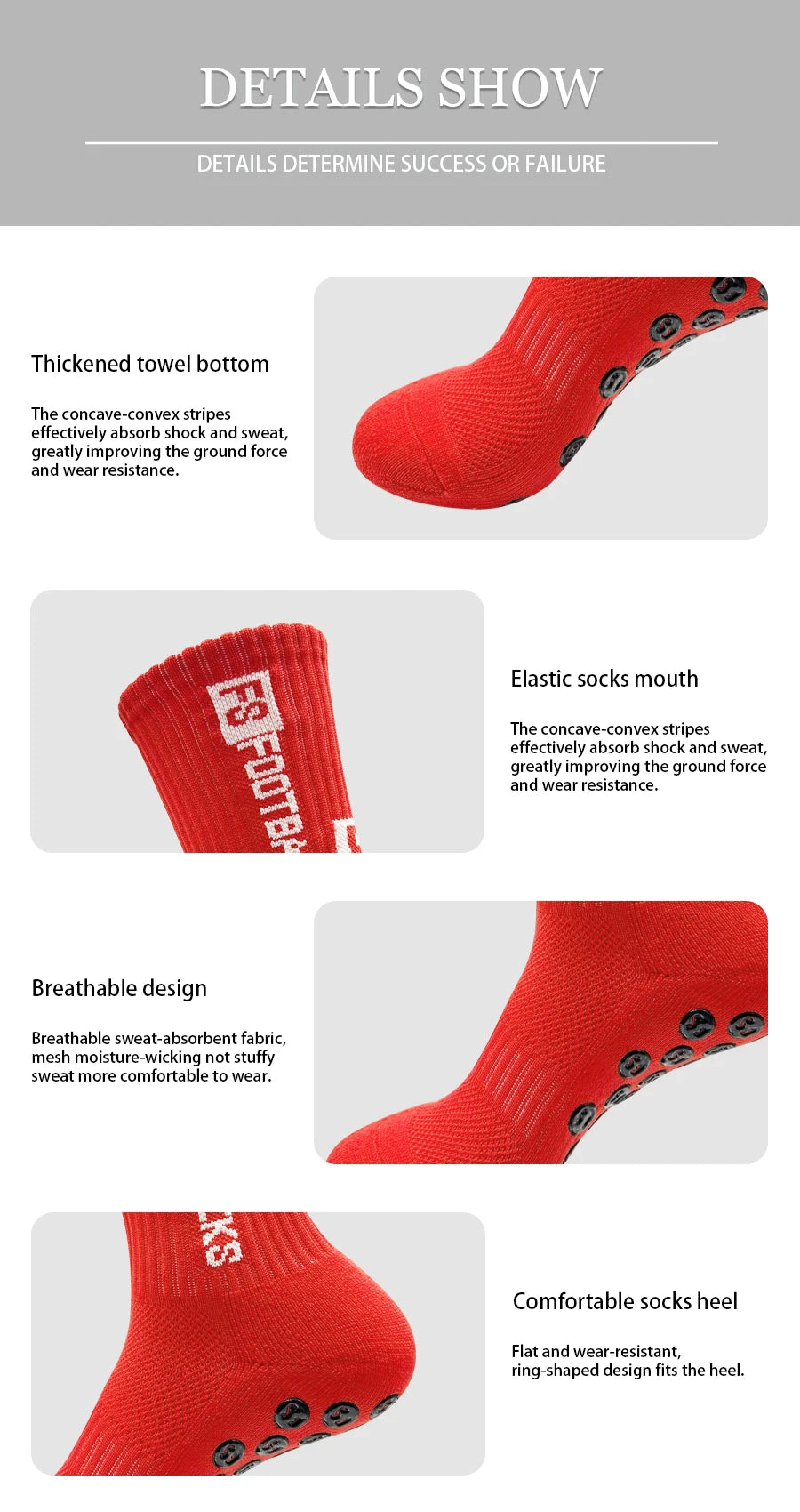 7 Set Sports Socks Football Socks Loogdeel Soccer Football Bandages Compression Stockings Bracer Football Bag Turban