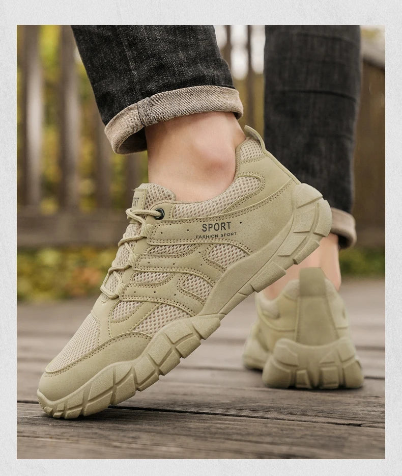 Men's sports shoes new casual fashion summer light comfortable soft sole outdoor height increasing anti slip casual sports shoes