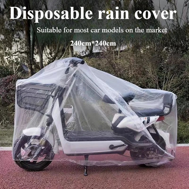 Bicycle Cover Disposable Waterproof Dustproof Cover Dust Transparent Motorcycle Covers Bike Protective Gear Bycicle Accessories