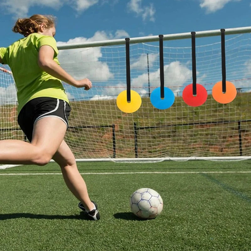 1pc sports soccer training target target adjustable hanging shot practice equipment multifunctional soccer training