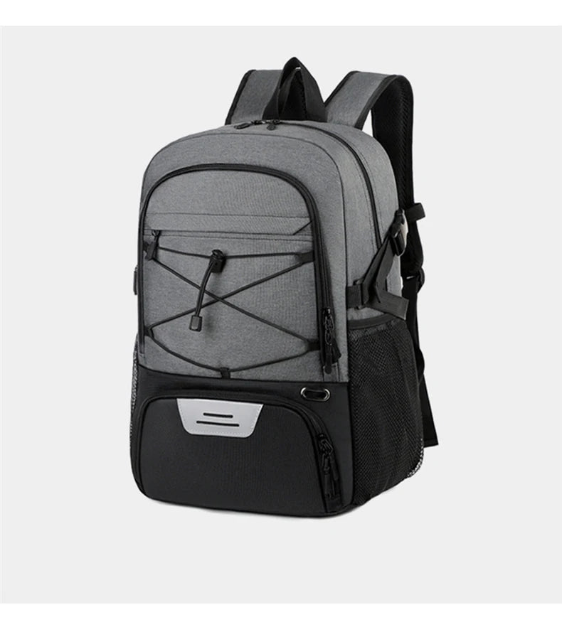 Travel Backpack Sport Basketball Soccer Football Commuting Hiking Trekking Bag Shoes Pocket Outdoor Short Trip College Schoolbag