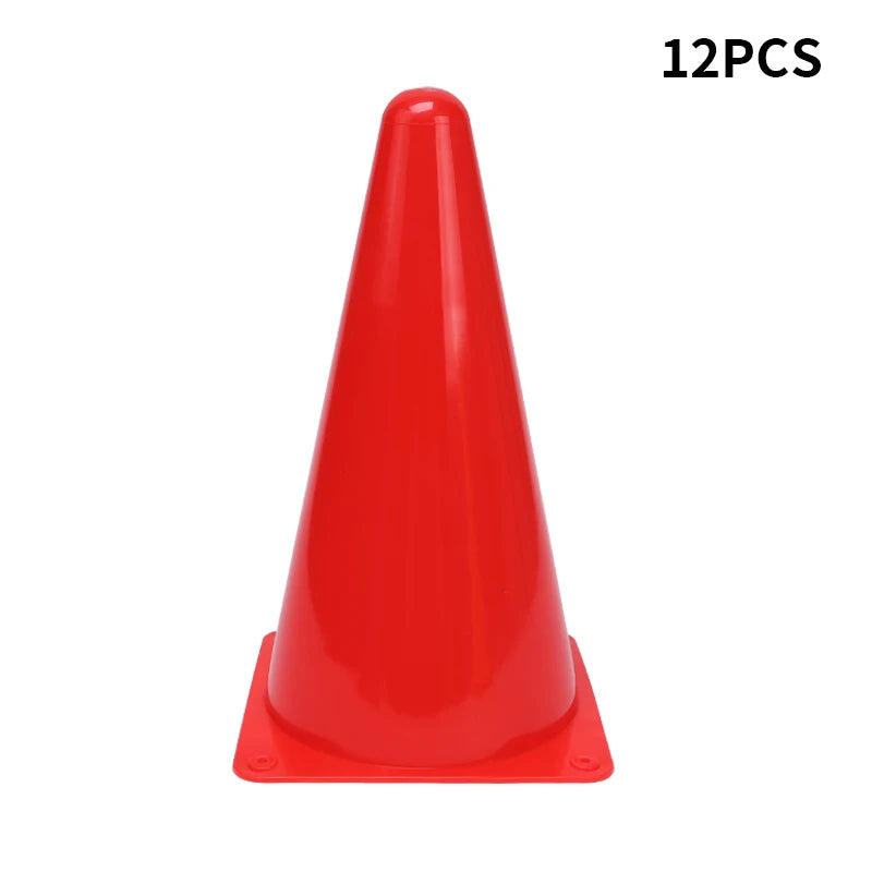 12PCS Durable Sports Football Accessories Soccer Training Marker Equipment Agility Cones