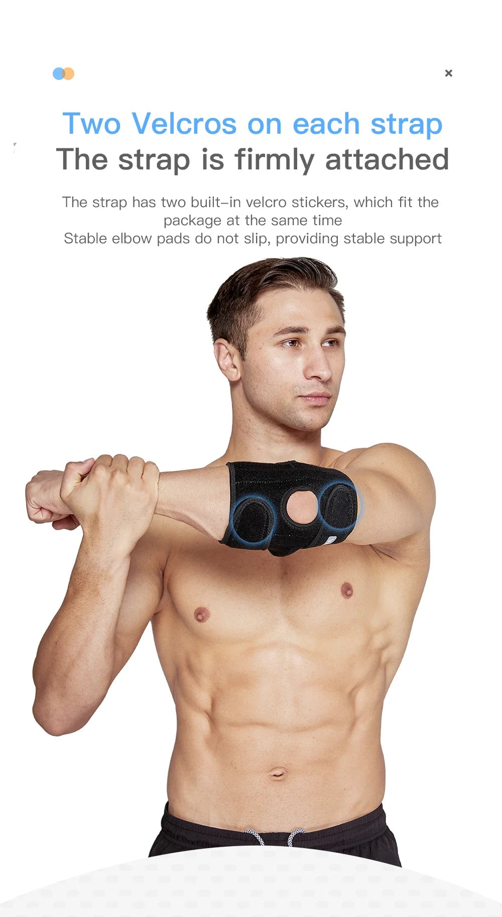 Fitness Basketball Cycling Outdoor Sports Elbow Protection With Spring Support Breathable Pressure Fixation Protective Equipment