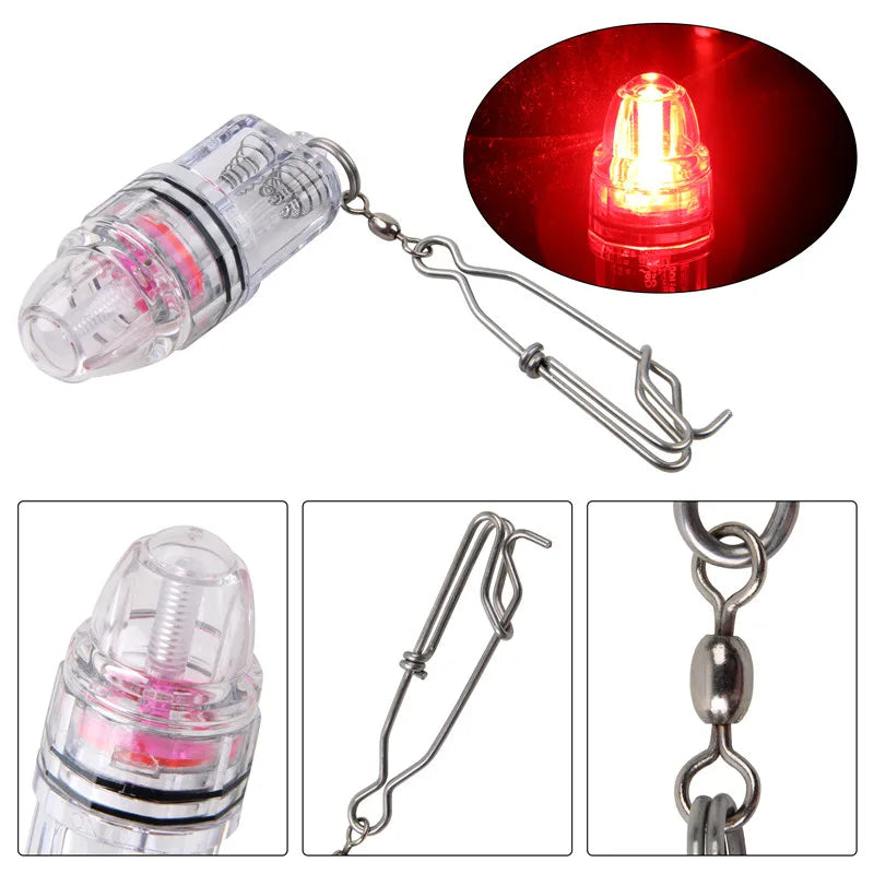 Fishing Light Underwater Deep Drop Lights Waterproof Squid Fishing Lure Light Flashing Blinking flash lamp drop fishing Tackle