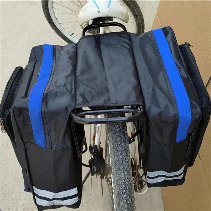 Bike Trunk Bag Luggage High-capacity Back Seat Double Side Cycling Bycicle Durable Travel