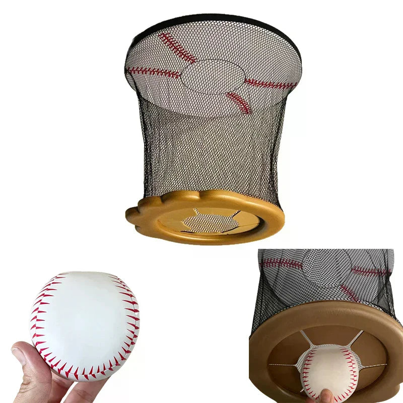 Ceiling Baseball Toy Training Equipment Mini Overhead Sports Goal Portable Indoor Mini Baseball Hoops Game Toys For Kids Adults