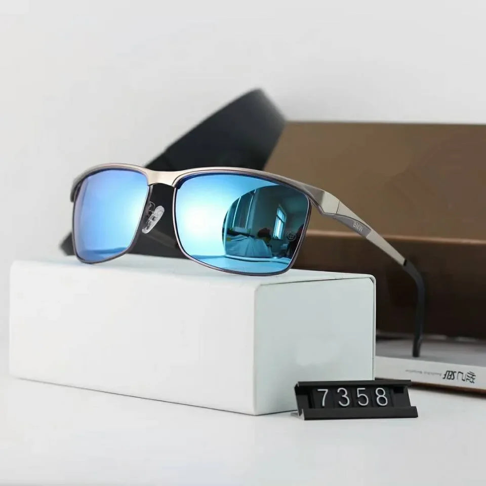 2025 Outdoor Driving Sunglasses Popular Square Large Frame Sun Glasses Classic Polarized Glasses Men Women Fishing Glasses