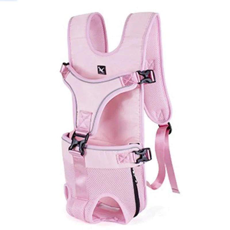Travel Dog Backpacks Shoulder Bag Large Cute Luxury Dog Backpacks Carriying Hiking Transport Buckle Type Chest Bags Puppy Pets