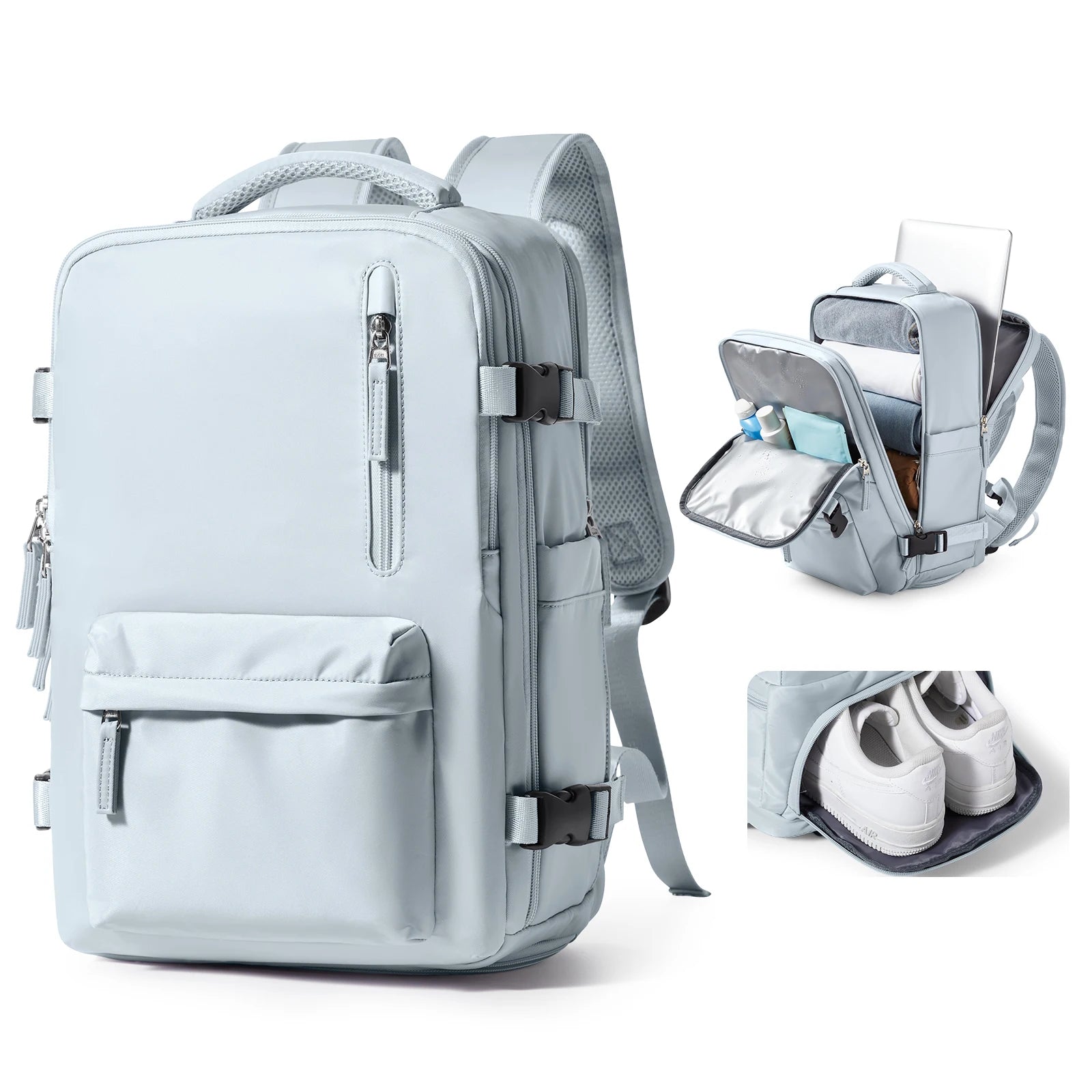 Men's Backpacks mochila viaje Travel Backpack Multifunctional Laptop Backpack Women College USB Carry-ons Waterproof Luggage sac