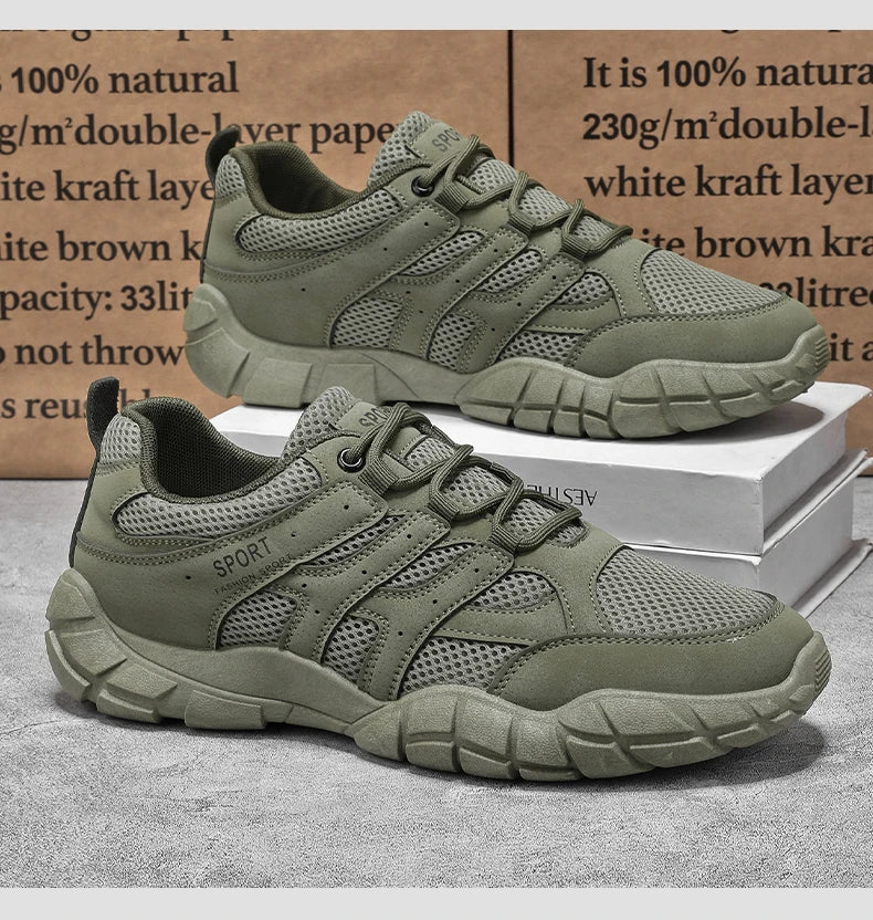 Men's sports shoes new casual fashion summer light comfortable soft sole outdoor height increasing anti slip casual sports shoes