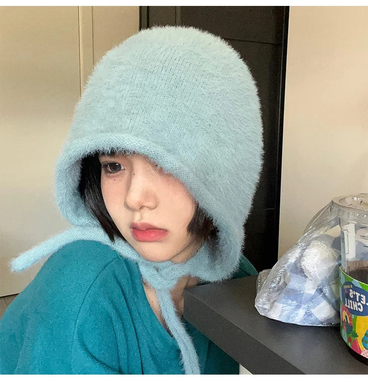 Beanies,Winter Fashion Knitted Hat Stacking Knitted Bonnet Caps Hip-Hop Soft Warm Winter for Women Girls
