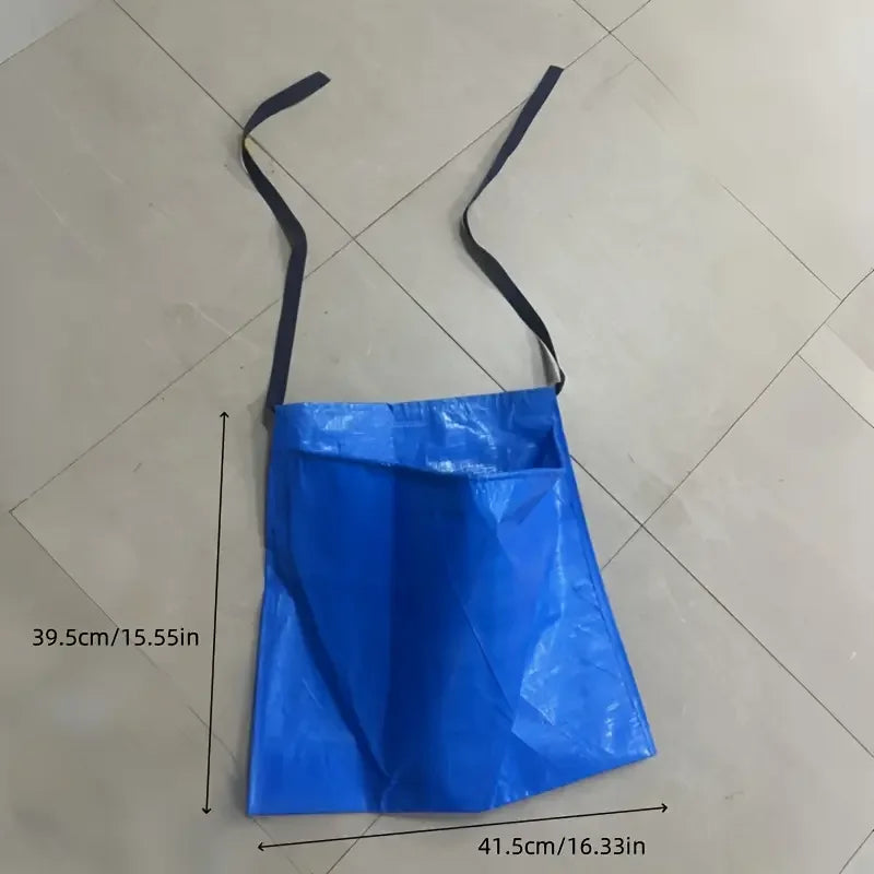 Large Capacity Gardening Apron - PE Easy-Clean for Planting, Harvesting & Weeding (Professional Gardeners)