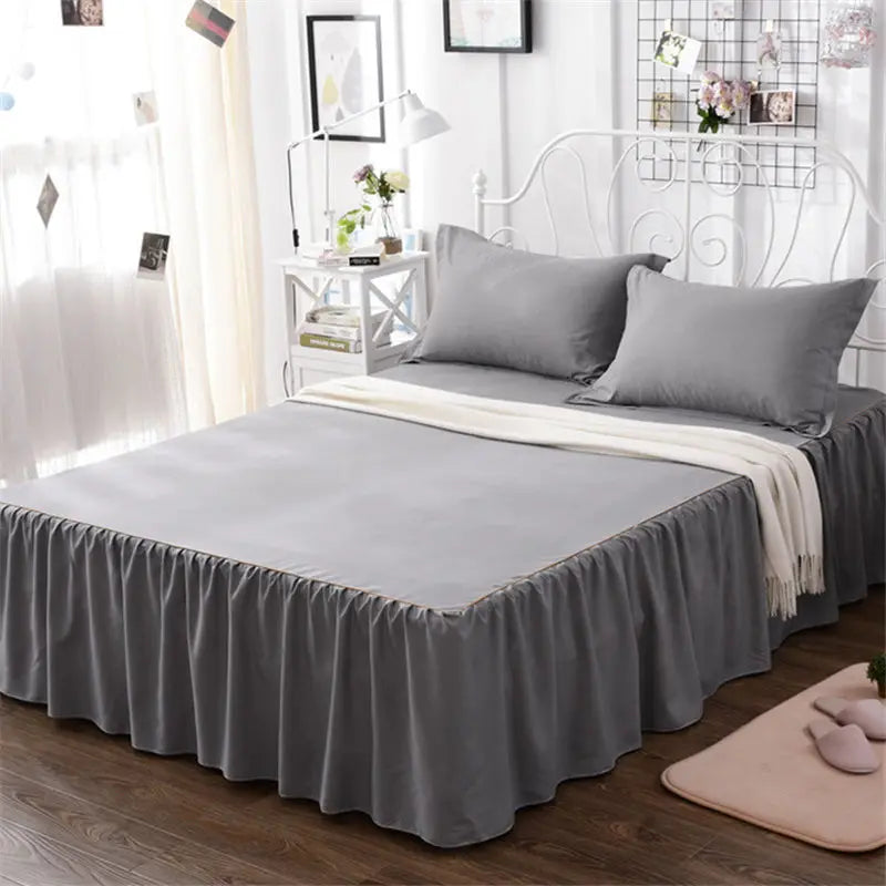 Bed Skirts Four Season Universal Skin-friendly Comfortable Protective Bedding Luxury Anti-slip Bedsheets Fashion Home Decoration
