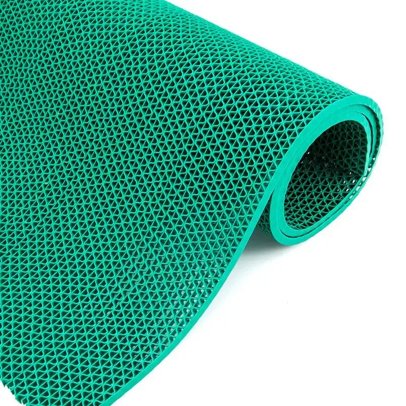 Bathroom Mat,slip Drainage,bathroom Moisture-proof Area Door Shower Floor Mat,multifunctional Kitchen Waterproof Plastic Carpet