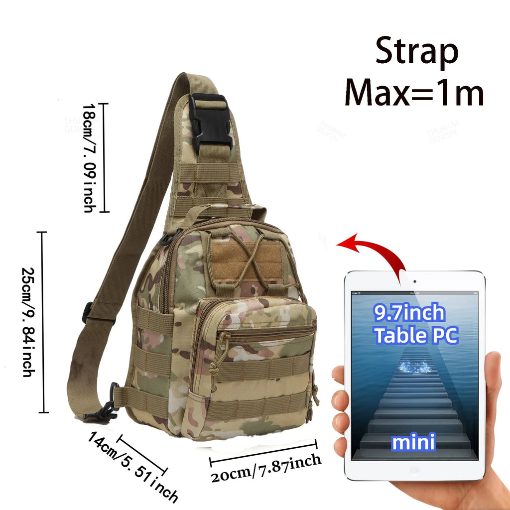 Backpack Tactical Assault Pack  Outdoor Hiking Camping Sling Backpack Waterproof EDC Rucksack Bag Hunting Trekking Travelling