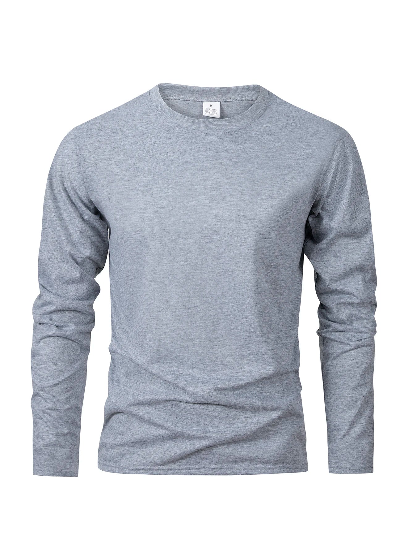 Men's Long Sleeve T Shirts Casual Round Neck Moisture Wicking Tees Male Tops Sports comfortable versatile Men's T-shirts